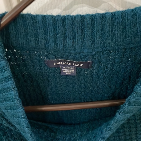 Dark Teal American Eagle Sweater - Picture 2 of 3
